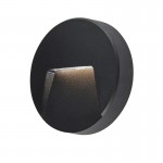 Severus CCT - Outdoor LED Black & Clear Wall Lamp