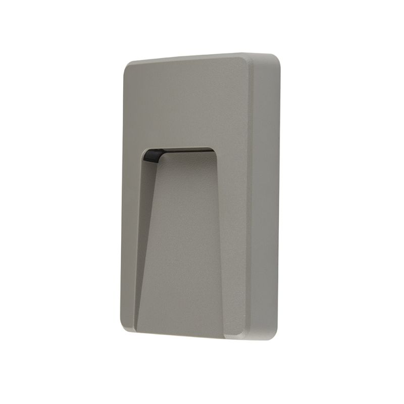 Saxby-99546 - Severus CCT - Outdoor LED Grey & Clear Vertical Wall Lamp