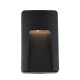 Saxby-99547 - Severus CCT - Outdoor LED Black & Clear Vertical Wall Lamp