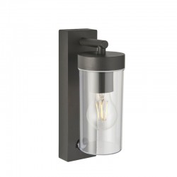 Hayden - Anthracite Grey & Clear Polycarbonate PIR Wall Lamp Hayden - Anthracite Grey & Clear Polycarbonate PIR Wall Lamp