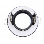 Speculo - Round Matt Black Recessed Downlight IP65