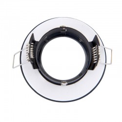 Speculo - Round Matt Black Recessed Downlight IP65