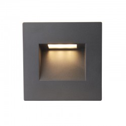 Albus - LED Black Downlight Square Brick Light CCT