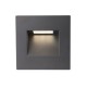 Saxby-99761 - Albus - LED Black Downlight Square Brick Light CCT