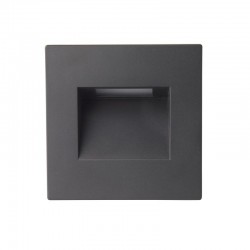 Albus - LED Black Downlight Square Brick Light CCT