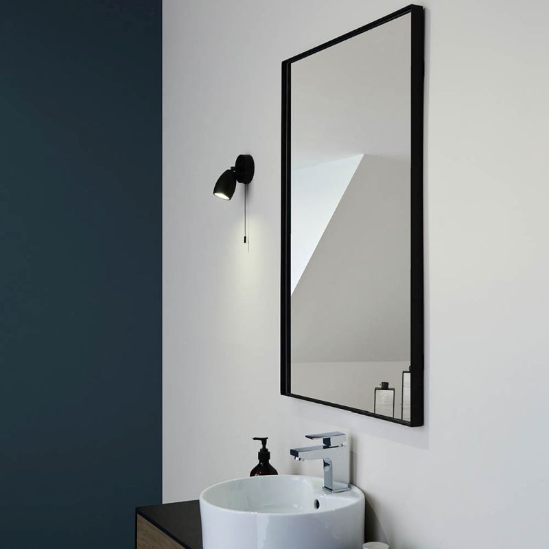 Endon-99770 - Porto - Bathroom Matt Black Single Spotlight
