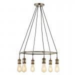 Hal - Antique Brass 6 Light Centre Fitting Hal - Antique Brass 6 Light Centre Fitting