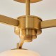 - Boss - Brushed Aged Brass 3 Light Centre Fitting with Frosted & Opal Glass Endon-120631 - Boss - Brushed Aged Brass 3 Light Centre Fitting with Frosted & Opal Glass