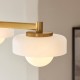 - Boss - Brushed Aged Brass 3 Light Centre Fitting with Frosted & Opal Glass Endon-120631 - Boss - Brushed Aged Brass 3 Light Centre Fitting with Frosted & Opal Glass