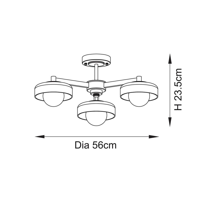 - Boss - Brushed Aged Brass 3 Light Centre Fitting with Frosted & Opal Glass Endon-120631 - Boss - Brushed Aged Brass 3 Light Centre Fitting with Frosted & Opal Glass