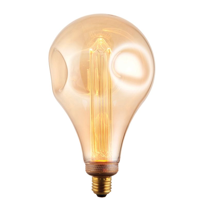 Endon-77085 - Endon - E27 Large Dimple Amber Bulb