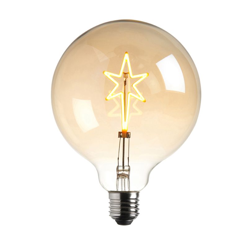 Endon-97400 - Endon - E27 Amber Star Bulb 2W