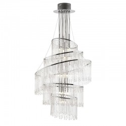 Camille - Chrome 24 Light Chandelier with Crystal Camille - Chrome 24 Light Chandelier with Crystal