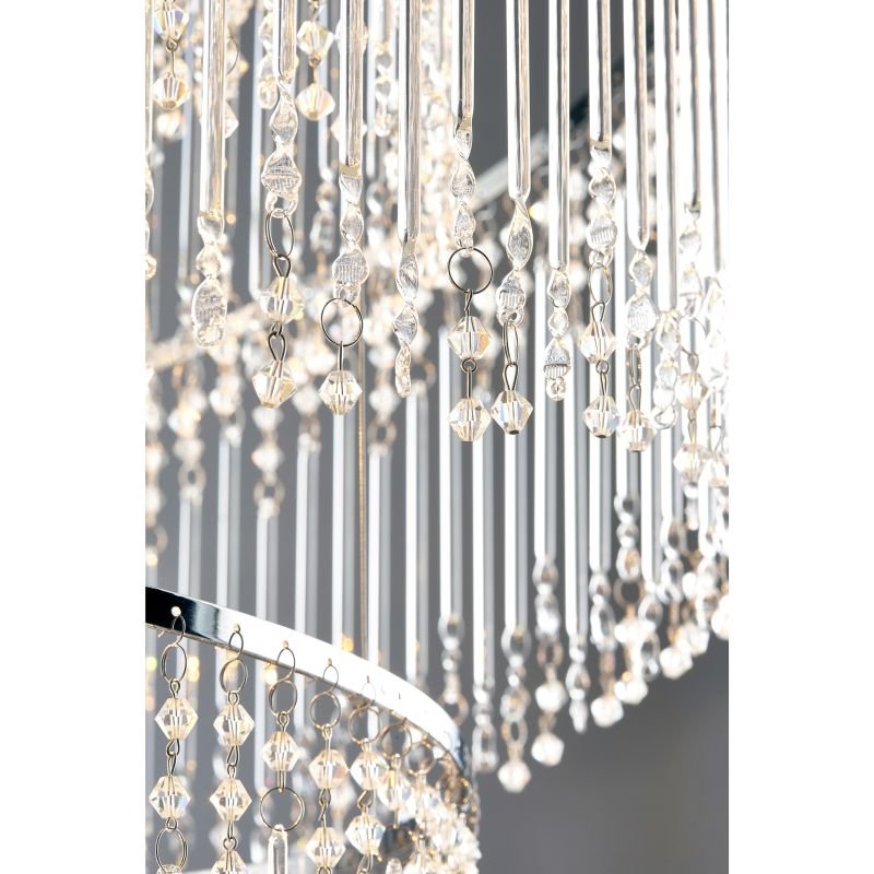 Endon-CAMILLE-24CH - Camille - Crystal with Chrome 24 Light Chandelier