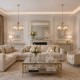 Endon-107802 - Berenice - Antique Brass 5 Light Centre Fitting with Crystal