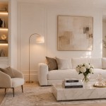 Carlson - Warm Brass Floor Lamp with Natural Linen Shade