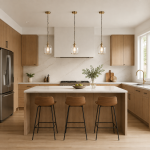 Ashcroft - Brushed Aged Brass Pendant with Clear Glass
