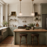 Ashcroft Ribbed - Brushed Aged Brass Pendant with Clear Ribbed Glass