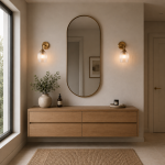 Ashcroft Ribbed - Brushed Aged Brass Wall Lamp with Clear Ribbed Glass