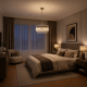 Endon-99166 - Marietta - Antique Brass 5 Light Centre Fitting with Clear Glass Rods