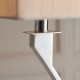 Table & Floor Lamp - Vienna - Beige & Polished Nickel 2 Light Floor Lamp Endon-Collection-63747 - Vienna - Beige & Polished Nickel 2 Light Floor Lamp