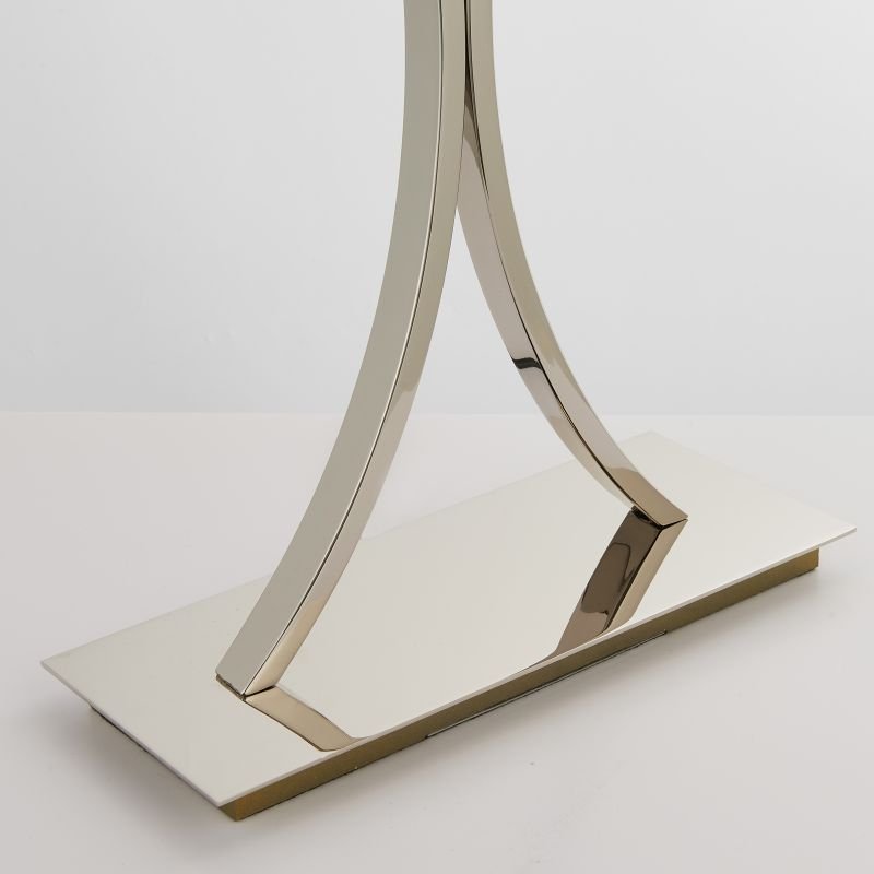 Table & Floor Lamp - Vienna - Beige & Polished Nickel 2 Light Table Lamp Endon-Collection-63748 - Vienna - Beige & Polished Nickel 2 Light Table Lamp
