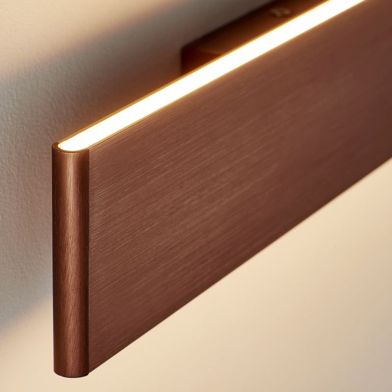Wall Lights - Bodhi 485 - LED Brushed Copper Wall Lamp Endon-Collection-70122 - Bodhi 485 - LED Brushed Copper Wall Lamp