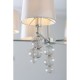 Ceiling Lights - Darlaston - Grey Shade & Polished Nickel 5 Light Centre Fitting Endon-Collection-70214 - Darlaston - Grey Shade & Polished Nickel 5 Light Centre Fitting