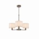 Ceiling Lights - Daley - Marble Faux Silk & Antique Bronze 3 Light Centre Fitting Endon-Collection-73016 - Daley - Marble Faux Silk & Antique Bronze 3 Light Centre Fitting