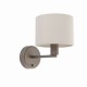 Endon-Collection-73018 - Daley - Marble Faux Silk & Antique Bronze Wall Lamp