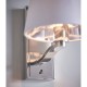Wall Lights - Harvey - Vintage White & Bright Nickel Wall Lamp Endon-Collection-73026 - Harvey - Vintage White & Bright Nickel Wall Lamp