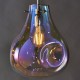 Ceiling Lights - Lava - Multicolour Dimpled Glass & Chrome Pendant Endon-Collection-75664 - Lava - Multicolour Dimpled Glass & Chrome Pendant