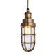 Ceiling Lights - Elcot - Burnished Brass & Clear Glass Pendant Endon-Collection-75792 - Elcot - Burnished Brass & Clear Glass Pendant
