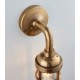 Wall Lights - Elcot - Burnished Brass & Clear Glass Wall Lamp Endon-Collection-75793 - Elcot - Burnished Brass & Clear Glass Wall Lamp