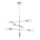 Ceiling Lights - Rubens - Polished Chrome 6 Light Centre Fitting Endon-Collection-75940 - Rubens - Polished Chrome 6 Light Centre Fitting