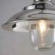 Ceiling Lights - Langley - Bright Nickel & Clear Glass Fisherman Pendant Endon-Collection-75957 - Langley - Bright Nickel & Clear Glass Fisherman Pendant
