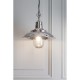 Ceiling Lights - Langley - Bright Nickel & Clear Glass Fisherman Pendant Endon-Collection-75957 - Langley - Bright Nickel & Clear Glass Fisherman Pendant