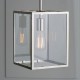 Endon-Collection-76228 - Hadden - Bright Nickel & Clear Glass Single Lantern