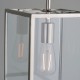 Endon-Collection-76228 - Hadden - Bright Nickel & Clear Glass Single Lantern