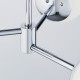 Bathroom Lights - Vetro - LED White Glass & Polished Chrome 3 Light Semi Flush Endon-Collection-76299 - Vetro - LED White Glass & Polished Chrome 3 Light Semi Flush