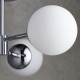 Bathroom Lights - Vetro - LED White Glass & Polished Chrome 3 Light Semi Flush Endon-Collection-76299 - Vetro - LED White Glass & Polished Chrome 3 Light Semi Flush