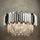 Crystal & Acrylic - Valetta - Crystal & Polished Nickel 6 Light Chandelier Endon-Collection-76430 - Valetta - Crystal & Polished Nickel 6 Light Chandelier