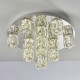 Crystal & Acrylic - Prisma - LED Crystal & Chrome Semi Flush Endon-Collection-76479 - Prisma - LED Crystal & Chrome Semi Flush