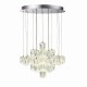 Ceiling Lights - Prisma - LED Crystal & Chrome Cluster Pendant Endon-Collection-76489 - Prisma - LED Crystal & Chrome Cluster Pendant