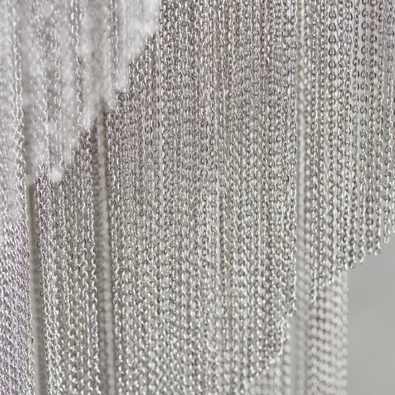 Ceiling Lights - Loire - Delicately Hand Dressed with Thousands of Fine Chains Chandelier Endon-Collection-76511 - Loire - Delicately Hand Dressed with Thousands of Fine Chains Chandelier