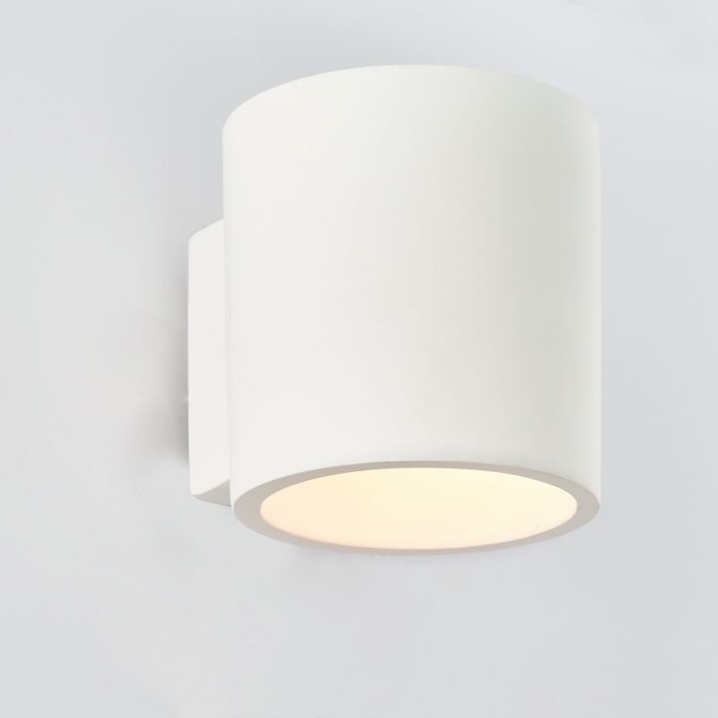 Wall Lights - Curve - White Up&Down Plaster Wall Lamp Endon-Collection-76536 - Curve - White Up&Down Plaster Wall Lamp
