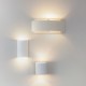 Wall Lights - Curve - White Up&Down Plaster Wall Lamp Endon-Collection-76536 - Curve - White Up&Down Plaster Wall Lamp