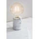 Table & Floor Lamp - Otto - Polished White Marble Table Lamp Endon-Collection-76610 - Otto - Polished White Marble Table Lamp
