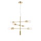 Ceiling Lights - Rubens - Brushed Brass 6 Light Centre Fitting Endon-Collection-77114 - Rubens - Brushed Brass 6 Light Centre Fitting