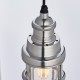 Ceiling Lights - Elcot - Polished Cast Aluminium & Glass Pendant Endon-Collection-77275 - Elcot - Polished Cast Aluminium & Glass Pendant